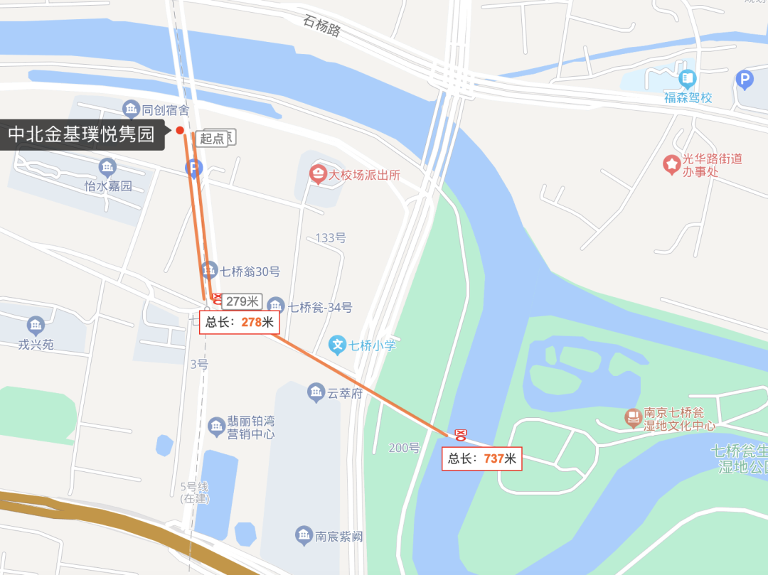 中北金基璞悦隽园区位图